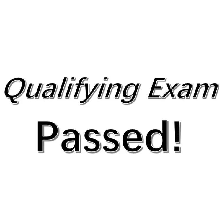 Congrats to Vlad, Zijian, Li, Yao, Biao, Xixi, Hongyi, Siyuan, Qinxin, Wenze, Guangyao and Banlan on passing the Qualifying Exa…